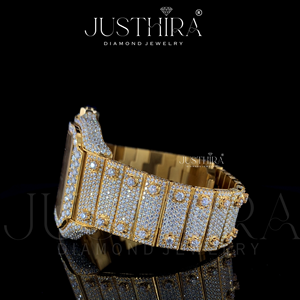 Montre JUSTHIRA pour homme, luxe, sport, affaires, bracelet en acier inoxydable, mouvement à quartz, calibre ETA, cadran carré 41 mm, meilleur prix - Product Image 4