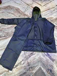 LAKSHY Premium Waterproof Safety Rain Suit XXXL Black Pant Shirt Type with Zipper <b>Pouch</b> Non-Reflective for Working <b>Water</b> Areas - Product Image 1