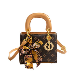 Luxury Designer Logo Crossbody Bag Vintage Letter Zipper <b>Square</b> Women Shoulder Handbag - Product Image 5