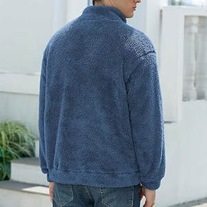 Vente Flash : Sweat-shirt Zippé Homme de Haute Qualité, Style Sportif Décontracté avec Motif Lettres, Tendance Streetwear - Product Image 3