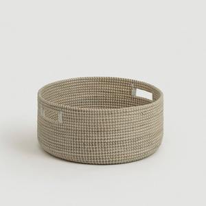 Cesta de suelo de hierba marina natural, cesta de almacenamiento hecha a mano, venta al por mayor, ecológica, hecha en Vietnam - Product Image 1