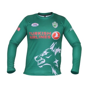 เสื้อเจอร์ซีย์แบบซับลิเมชั่นสั่งทำพิเศษ แขนยาว ทรงปกติ ผลิตจากโพลีเอสเตอร์ 100% สำหรับการแข่งขันและฝึกซ้อม ระบายอากาศได้ดี เหมาะสำหรับผู้ใหญ่ - Product Image 6