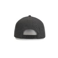 Casquette de golf OEM imperméable à séchage rapide avec perforations laser, logo brodé 3D personnalisé, respirante, à fermeture snapback pour l'entraînement en extérieur
