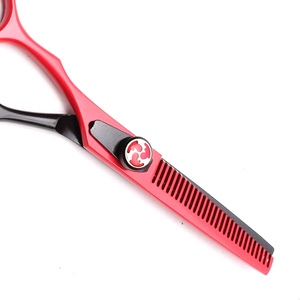 Ciseaux à cheveux de qualité supérieure, élégants, pour barbier, ciseaux de salon pour couper les cheveux avec lame en acier inoxydable - Product Image 4