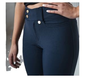 เลกกิ้งขี่ม้าแบบเต็มตัวของผู้หญิง,กางเกงรัดรูปขี่ม้าแบบสั่งตัด - Product Image 1