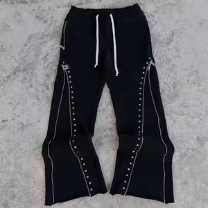 ชุดวอร์มสีดำแบบ unisex มีฮู้ด ความยาวเต็มตัว สวมใส่สบายๆ สำหรับฤดูใบไม้ร่วง มีกระเป๋าข้าง ซิปแบบรูด ดีไซน์เรียบง่าย - Product Image 6