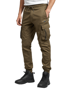 Pantalones Cargo Casuales para Hombre CAUSTIC INTERNATIONAL, Corte Ajustado, Algodón, Múltiples Bolsillos, Estilo Urbano, Antiarrugas, Ligeros - Product Image 3