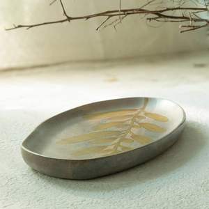 Elegante Plato para Servir con Diseño Pintado a Mano, Servidor de Madera para Comer en Casa, Disponible para Uso en Cocina y Restaurante - Product Image 3