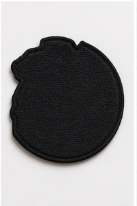 Oxytag Brand Embroidered Patch Iron-On Irregular Shape <b>Black</b> Red Cloth Decoration Custom Colour OEM Wholesale Rate Patches - Product Image 2