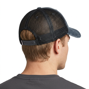 Unisex 6-Panel Trucker <b>Hat</b> Mesh Fabric Breathable Waterproof Button Casual Adjustable Adult Spring <b>Summer</b> All - Product Image 5