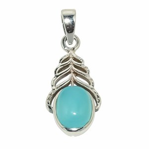 Pendentif en calcédoine véritable, en argent Sterling 925, collier en pierres précieuses naturelles, bijoux pour femmes, cadeau élégant - Product Image 6
