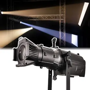 Perfil elipsoidal com dimmer dmx 200w 300w 2700k 12000k ww/cw, luz elipsoidal com led