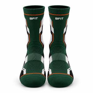 Custom Athletic Crew Sports <b>Socks</b> Premium Breathable Cushioned Sole Personalized Logo <b>Wool</b>/Nylon Material Eco-Friendly - Product Image 1