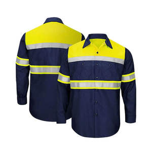 Uniforme de Trabajo de Seguridad Industrial de Alta Visibilidad BETTERGLOWAPPARELMFG Personalizado, Conjunto Unisex de Algodón Transpirable con Certificación CE - Product Image 2