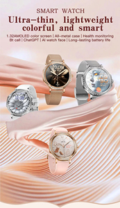 <span class=keywords><strong>Montre</strong></span> connectée KC98 2026 pour femmes, écran AMOLED 1,32'', fonction d'appel Bluetooth, cadeau tendance pour femmes et filles - Product Image 5