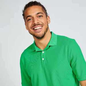 Vente flash : T-shirt polo pour homme à manches courtes, 100 % polyester, impression par sublimation personnalisée, séchage rapide, grandes tailles - Product Image 3