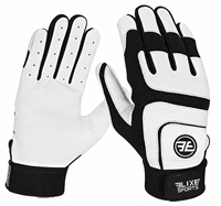 Gants de frappe ELIXE SPORTS en cuir blanc et rose, respirants, flexibles, légers, durables, fermeture auto-agrippante, gauche/droite, unisexe, adulte