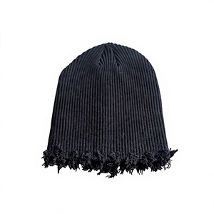 Low MOQ Custom Cuffed <b>Beanie</b> <b>Wool</b> <b>Beanie</b> With Custom <b>Beanie</b> Factory Supplier For US Streetwear Brands - Product Image 2
