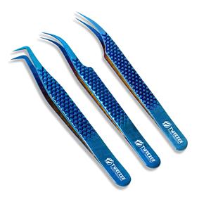 Outils de beauté faits à la main de haute précision meilleure vente pince à cils avec pointe pointue pour l'épilation des cheveux en couches minces épaisses - Product Image 2