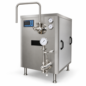 Stainless Steel <b>Ice</b> Cream & Milk Continuous <b>Freezer</b> Industrial Processing Equipment Control Panel Pressure Gauge 100L Capacity - Product Image 1