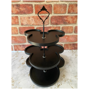 Solid Wooden Cake <b>Stand</b> Polished Wooden Cake <b>Stand</b> Fruit <b>Stand</b> Counter Wedding Party Cake <b>Stand</b> Dessert <b>Display</b> Serving Bakery - Product Image 1