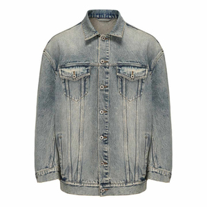 Oem wholesale rate <b>Men</b> <b>Denim</b> <b>Jacket</b> breathable comfortable casual wear cheap price <b>denim</b> <b>jacket</b> for <b>men</b> with premium quality - Product Image 1