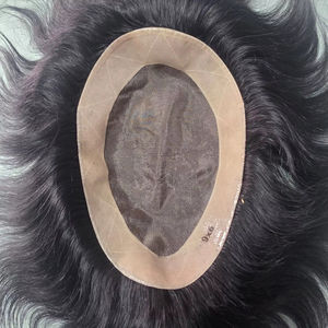 Perruques et extensions pour hommes 100% cheveux Remy HD, base monofilament, cheveux bruts, Taz Hair du Bangladesh BD - Product Image 1