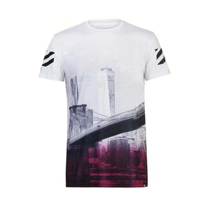 Impression personnalisée du logo et par sublimation pour t-shirts à manches courtes en polyester/coton écologiques de qualité supérieure pour hommes, grandes tailles - Tailles - Product Image 1