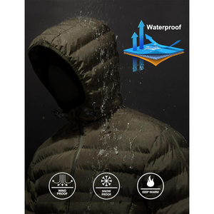 Veste matelassée personnalisable pour homme avec doublure intérieure lisse, légère et chaude, fabrication de vêtements professionnels - Product Image 3