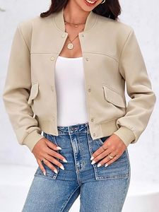 Chaqueta Bomber Blanca Personalizada para Mujer, Precio al por Mayor, Zeta Phi Beta, Tejido Sólido Antiencogimiento, Cierre de Cremallera, Largo Regular, Estilo Crop - Product Image 2