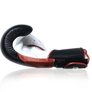 ถุงมือต่อสู้มวยไทยสำหรับกีฬามวยถุงมือหนังพร้อมแผ่นรองถุงมือ - Product Image 3