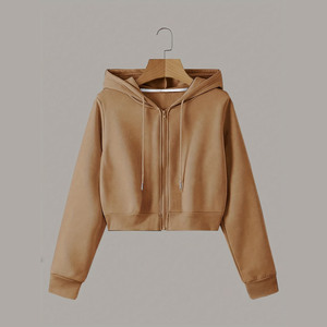 Wholesale High Quality Cropped <b>Top</b> Hoodie Fashion Outdoors Stylish Full Sleeve Length Crop <b>Top</b> Women With CustomCrop <b>Top</b> Hoodie - Product Image 1