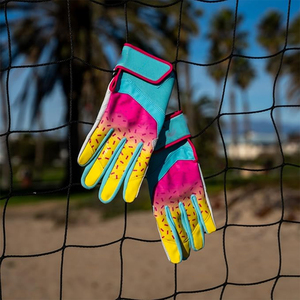 Gants de frappe en nylon colorés GLOBAL STAR, design rembourré, fermeture auto-agrippante, sangles réglables, couleurs personnalisées, respirants, légers - Product Image 4