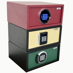 <span class=keywords><strong>Coffre</strong></span>-fort d'hôtel Yosec 15 pouces pour ordinateur portable avec 1 000 points d'accès et historique d'événements, clavier rétroéclairé, boîte de sécurité moderne et colorée pour chambre d'hôtes - Product Image 2