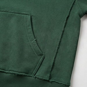 Sudadera con capucha de felpa francesa transpirable con cremallera, lavado ácido resistente al desgaste solar, anti-bolitas, talla grande, para mujer, ropa premium - Product Image 5