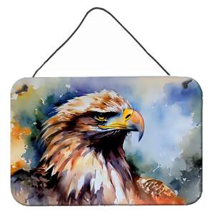 Eagle Wall Door Hanging Prints New Multicolor Aluminum <b>Metal</b> Sign for Kitchen Wall Bar Bathroom <b>Plaque</b> Home Decor 8HX12W - Product Image 1