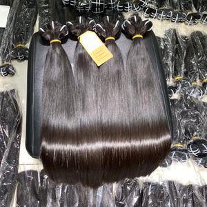 Prix de gros 100% Extensions de cheveux crus vietnamiens vierges Meilleure qualité Os Straight Machine Double Weft Bundle Vendeurs - Product Image 6