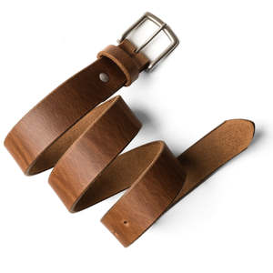 Ceinture pour homme en cuir de vachette de haute qualité, boucle carrée en cuivre, double couture, tressée, 35 mm, texture fine, usage quotidien décontracté - Product Image 6