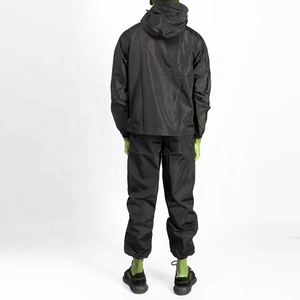 Ensemble coupe-vent unisexe pour adolescents, haute qualité, personnalisé, respirant, léger, 100 % nylon, couleur unie, survêtement d'été - Product Image 3