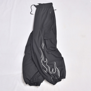 Nueva moda Unisex pantalones de esquí ropa de calle personalizada Snowboard pierna ancha impermeable holgado Cargo de gran tamaño a prueba de viento pantalones de esquí sueltos para hombres - Product Image 1