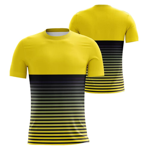 Nouveaux T-shirts de sport décontractés pour hommes à col rond, coupe régulière, en toile 100 % coton, respirants et à séchage rapide, pour l'entraînement et la course à pied - Product Image 5