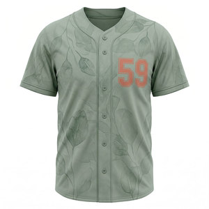 Maillot de baseball sur mesure, matière confortable et légère, parfait pour les athlètes et les uniformes d'équipe. - Product Image 1