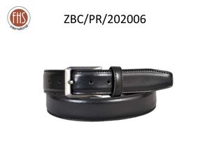 Cinturones Formales de Cuero para Hombre de Alta Calidad, Longitud Personalizada, con Hebilla de Aleación Negra, Material de Cuero Negro - Product Image 4