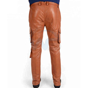 Pantalones de Cuero para Hombre, Invierno 2026, MOQ Bajo, Cintura Alta, Corte Recto, Cómodos, Ligeros, Alta Calidad, Nueva Llegada - Product Image 3