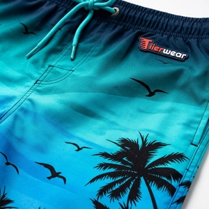 Premium <b>Men</b> Beach Swim <b>Shorts</b> Quick Dry 100% Polyester Breathable Eco-Friendly Summer Surf <b>Shorts</b> High Street Style Elastic - Product Image 5