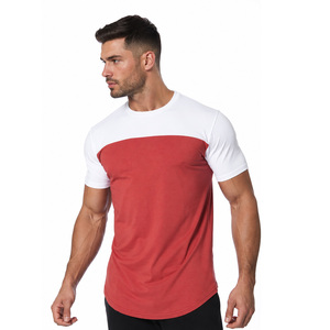 T-shirt de sport en coton tricoté 100% personnalisé OEM ODM pour hommes, qualité supérieure, respirant, séchage rapide, confortable pour l'entraînement - Product Image 5