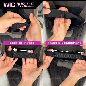 Extensiones de cabello humano vietnamita crudo de alta calidad 100% Full HD para peluca Frontal de encaje con precio al por mayor para la fabricación de pelucas - Product Image 5