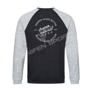 Sweat-shirt de sport d'hiver en molleton avec logo personnalisé, vente en gros, haute qualité, poids lourd, col rond surdimensionné, 300 grammes pour hommes - Product Image 2