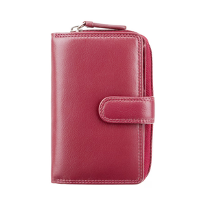 Top Selling Genuine Leather <b>Long</b> Wallet with RFID Blocking Stylish Unisex Red <b>Purse</b> - Product Image 1