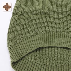 Pulls pour chiens classiques modernes à col rond en coton biologique 100% de Taïwan - Couleurs unies - Lavables et pliables pour le printemps - Product Image 3